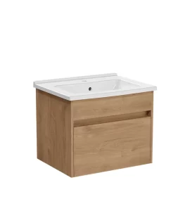 VitrA S50+ Badkameronderkast Gouden Eik 60cm