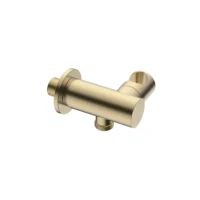 DutchLine – S-Grip Kantelbare Handdouchehouder - Geborsteld messing