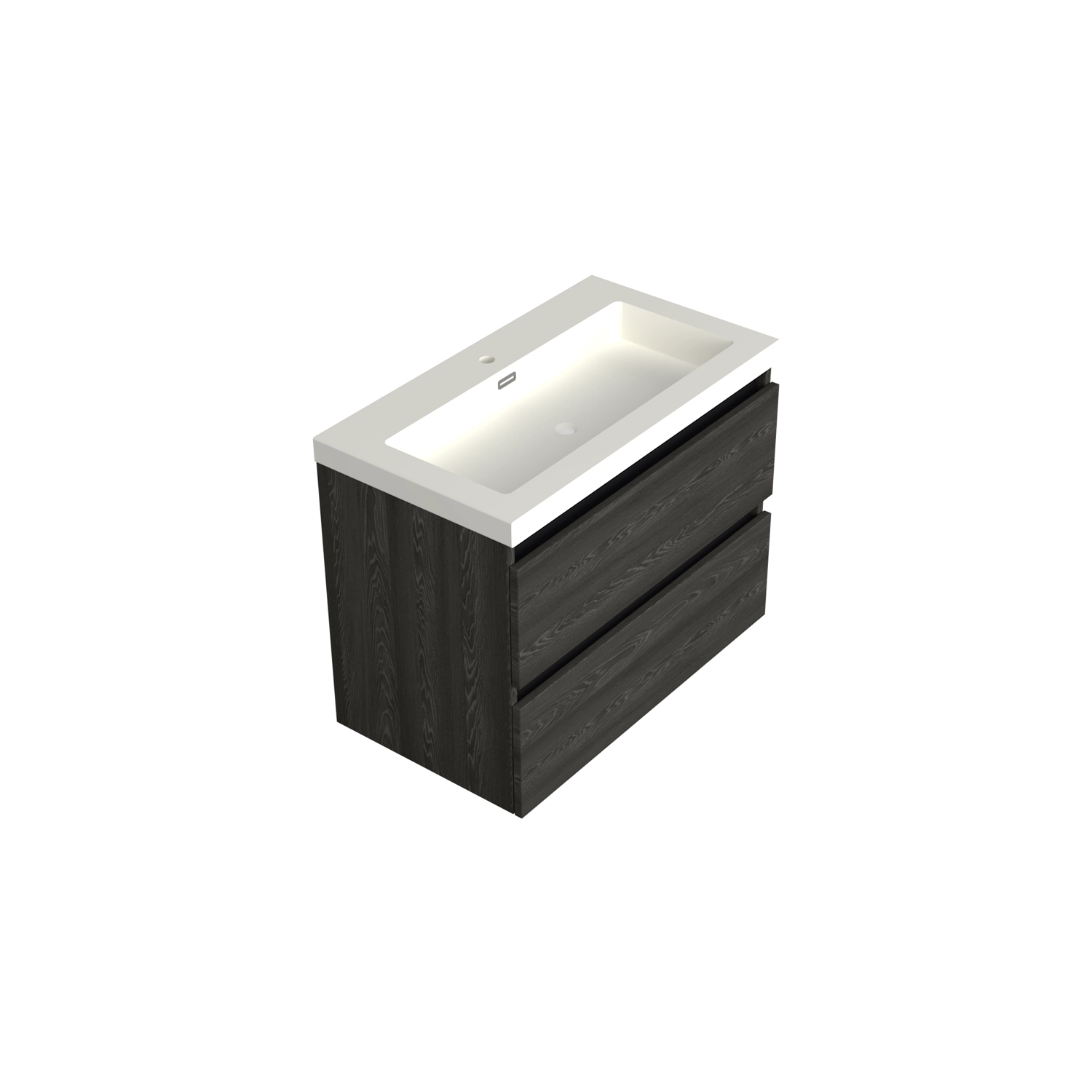 Dutchline-Badmeubel-Onderkast-Lumiere-80x42cm-2-Lades-1-Uitsparing