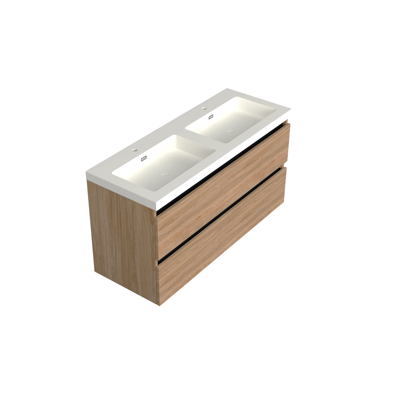 Dutchline-Badmeubel-Onderkast-Uludag-120x42cm-2-Lades-2-Uitsparingen-1